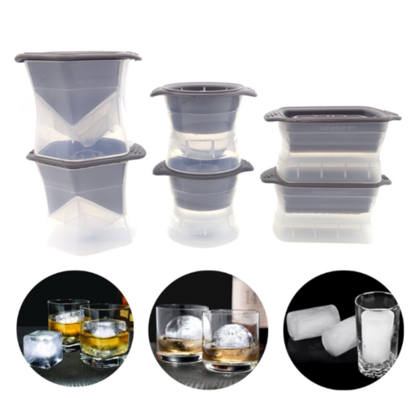 Stampo in silicone per hockey su ghiaccio in plastica Stampo per hockey su ghiaccio in gel di silice congelato rapidamente in plastica