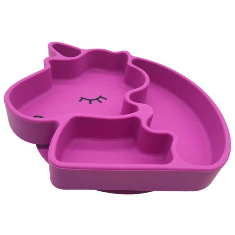 Silicon plate silicone Unicorno Piatto di silicone