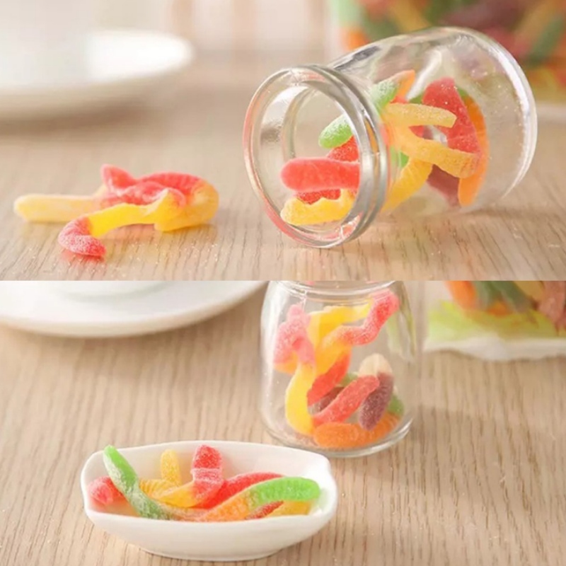 Silicono modello di caramello verme modello di bruco forma di insetto di pesce modello di cioccolato piccolo serpente reticolo di ghiaccio