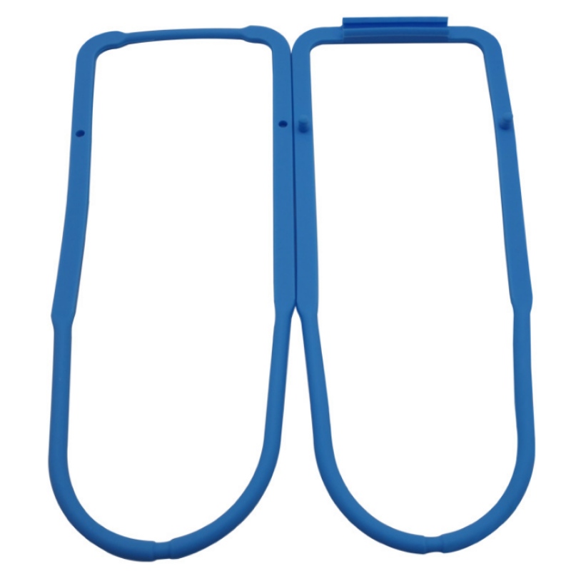 Manico contenitore per alimenti in gel di silice a 7 fori, stampo per torta in silicone, griglia per il ghiaccio