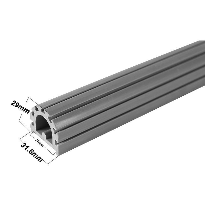 Profilo in pvc su misura non standard Profilo industriale in pvc Profilo in pvc a forma di D.