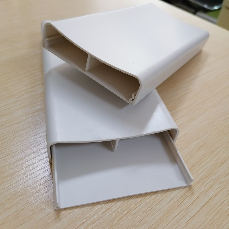 Spegnicorda in PVC Canalina passacavi a doppio canale Canalina correttore per cavi in ​​PVC