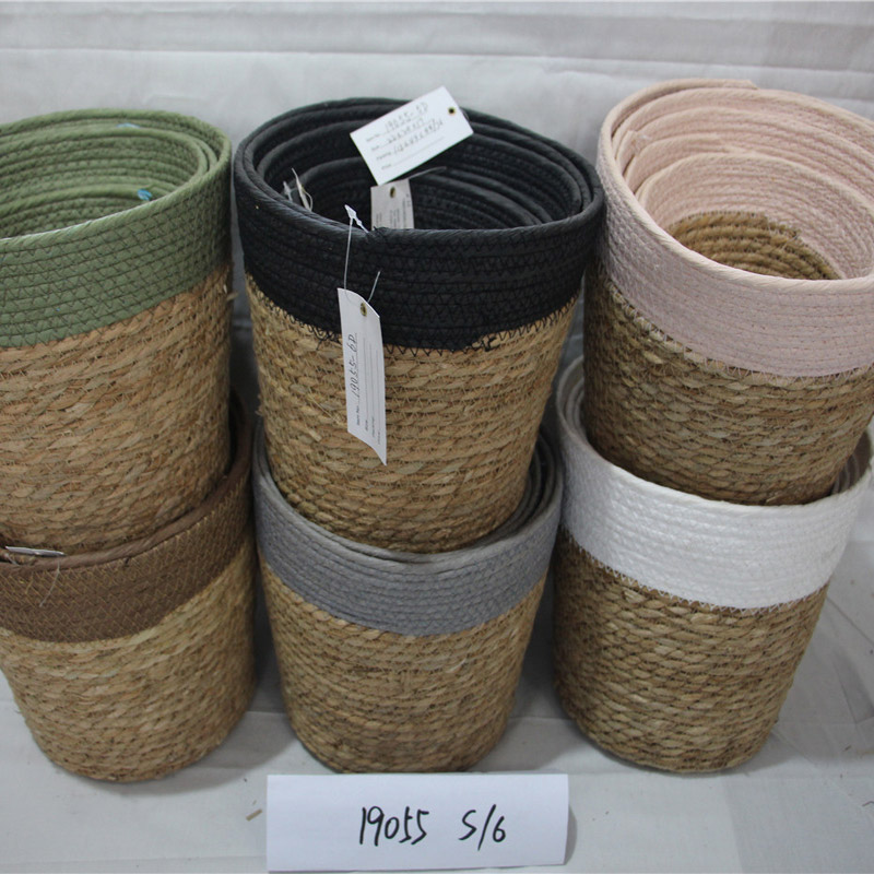 Cestino per il pane ovale in rattan PE durevole fatto a mano di nuovo design