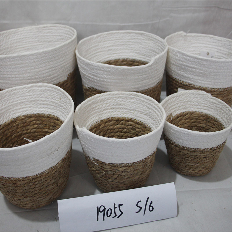 Cestino per il pane ovale in rattan PE durevole fatto a mano di nuovo design