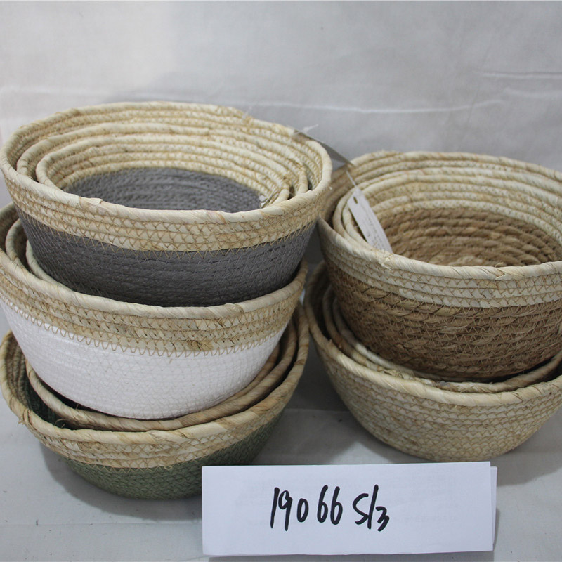 Cesto portaoggetti in plastica per bucato in rattan Giocattoli per bambini Organizzatore Grande cesto per vestiti sporchi per il lavaggio Cesto portaoggetti per la casa