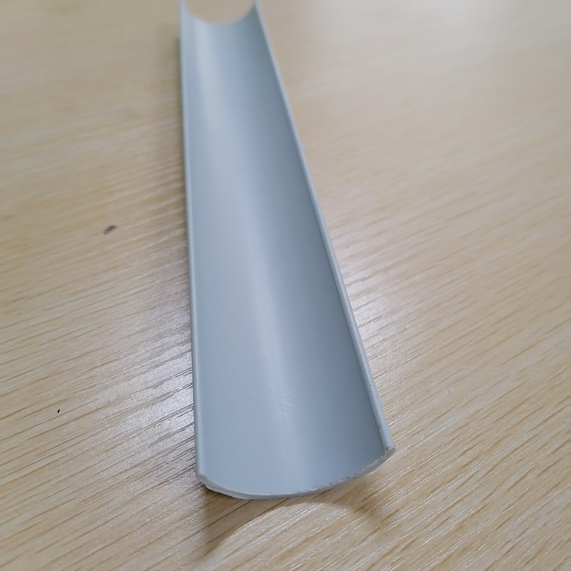 Profilo estruso in PVC a semicerchio in PVC a canale C semicircolare per protezione bordi