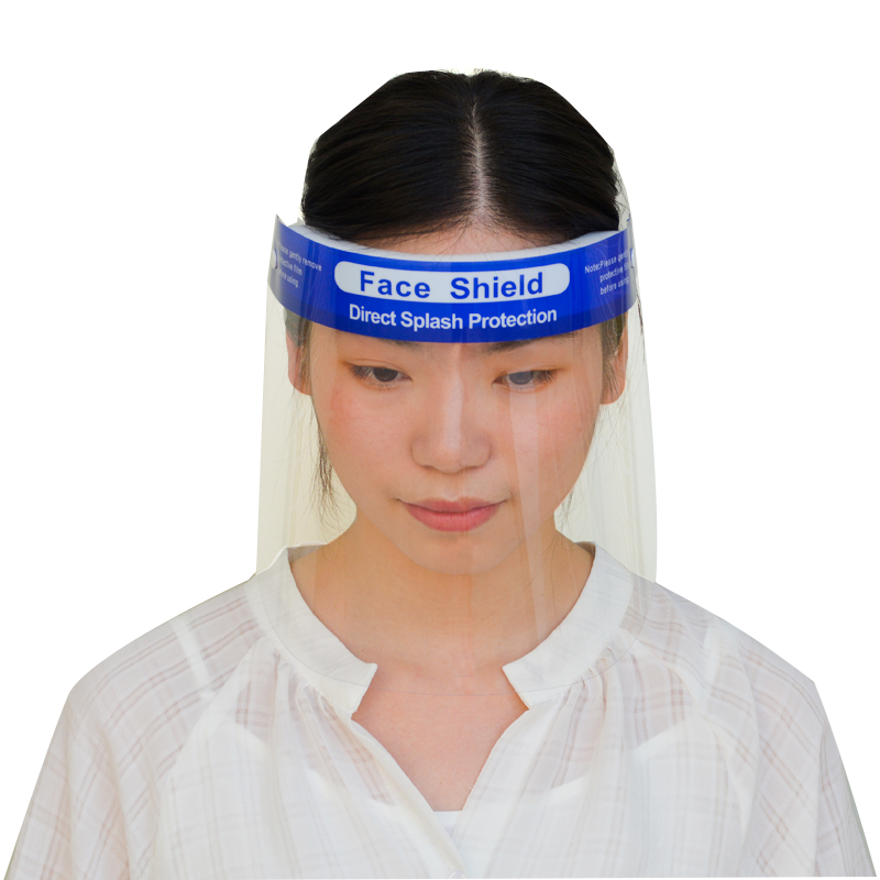 Hot Selling 0.25mm Transgenitore Anti Dust Full Length Face Shield Visor with Band
