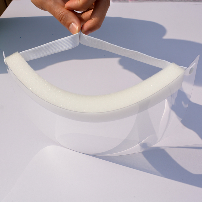 Protezione dello schermo in plastica trasparente anti-appannamento per la copertura del viso