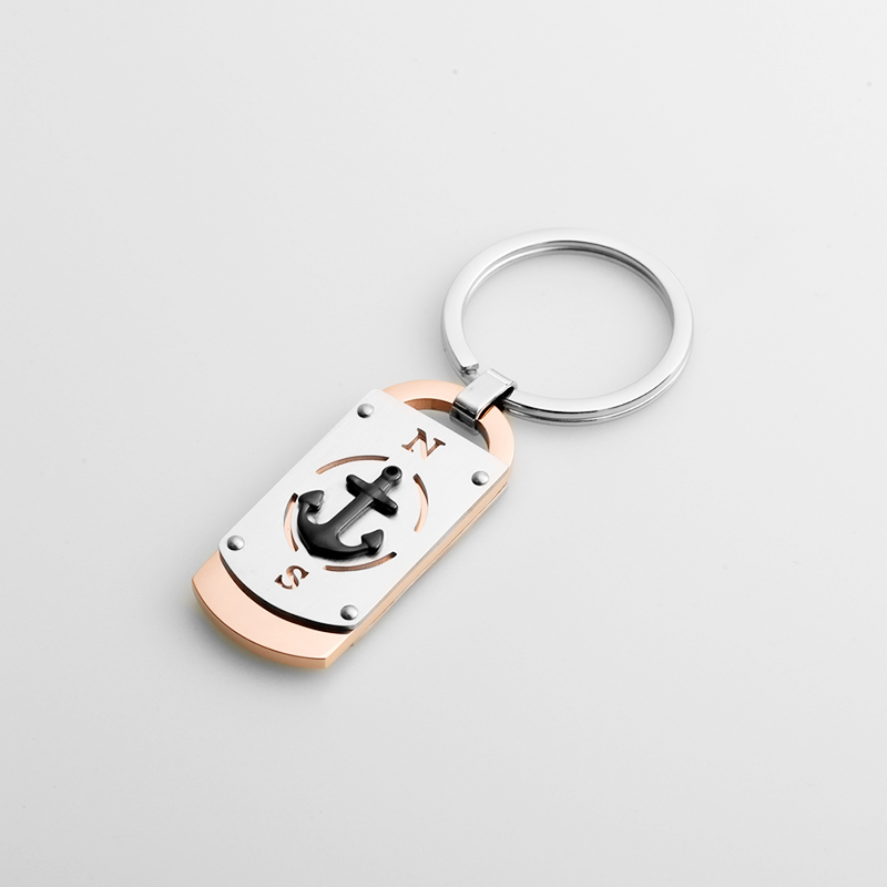 Accessori di moda all'ingrosso Collezione di serie di Sea Portachiavi con pendente bicolore