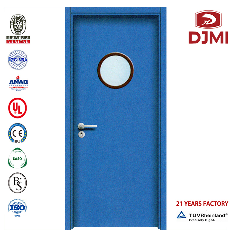Nuove impostazioni Design semplice Legno Ospedale Produttore Interno Porta Hpl Fabbrica cinese Interno in legno Doppio ospedale Porta Hpl Composito di alta qualità Dipartimento di emergenza Design Porte scolastiche