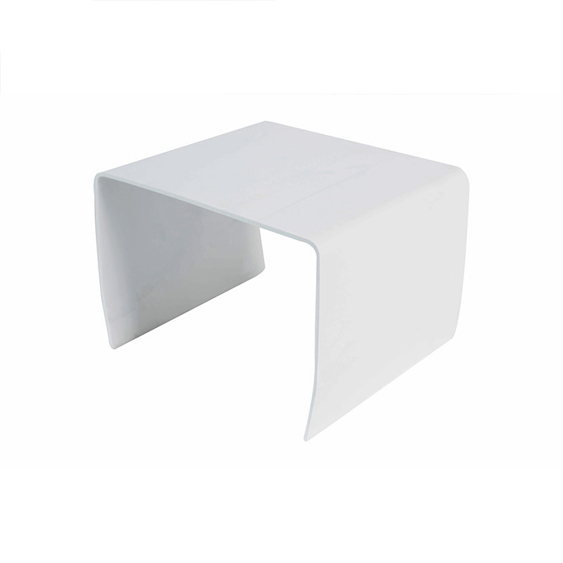 Custom Profilo di plastica PVC estrusione tubo quadrato per le cascate sipario di plastica in PVC scanalatura muro di bordatura