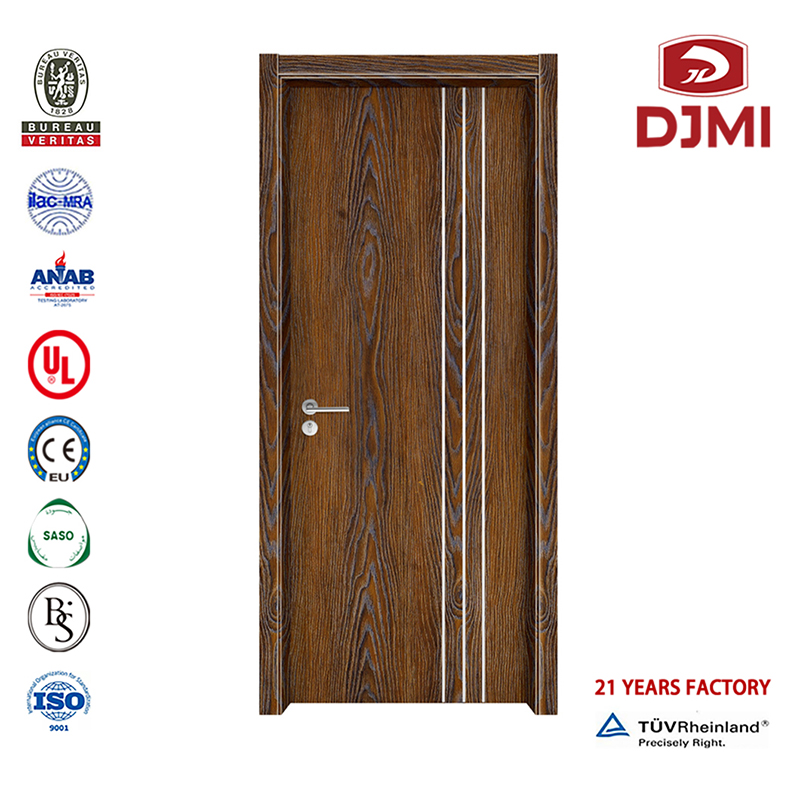 Economico stile americano ecologico Design popolare Porta in melammina Pelle personalizzata all'interno in legno Mdf Design principale in legno Intelligente alta melammina in vetro Hdf Impostazioni della pelle della porta Finitura intern...