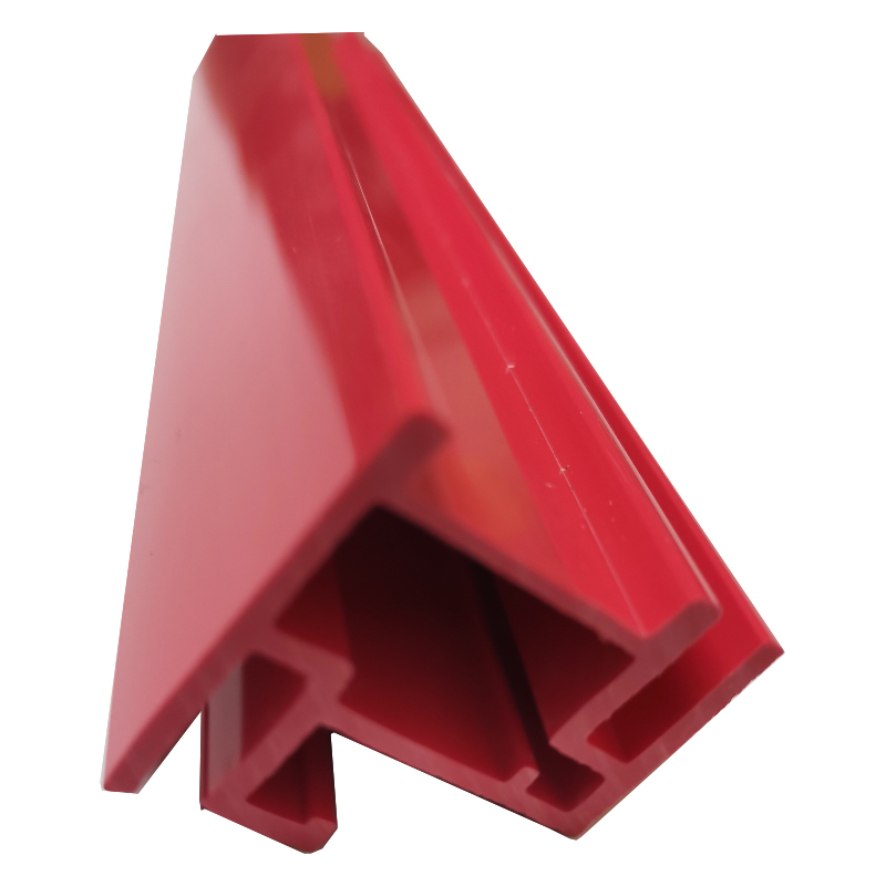 profilo in plastica personalizzato colore rosso cornici in PVC striscia sezione profilo in plastica