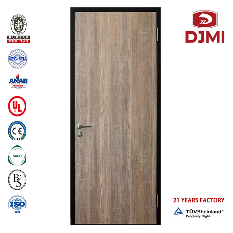 Porta dell'hotel decorativa di alta qualità Hpl per il progetto Prezzo della melammina Economico di lusso in legno per ospedale e aula Porta in melamina Stampo per la pelle Personalizzato Ultima camera Design interno della porta in legn...