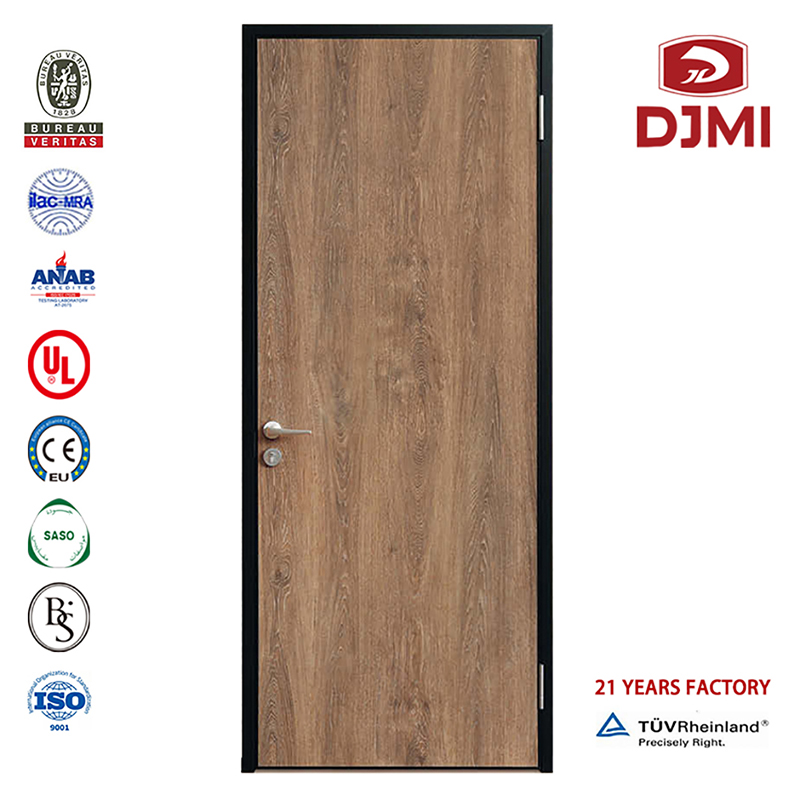 Nuove impostazioni Legno rivestito in pvc Dimensioni standard Porta d'ingresso commerciale Fabbrica cinese Nuovo design in legno per camera da letto Porta interna in legno Porte personalizzate economiche Porta dell'hotel decorativo Hpl d...