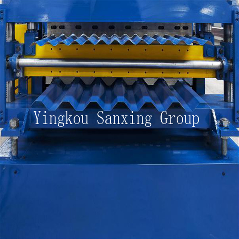 Flat Sheet Corrugated Roll Forming Machine