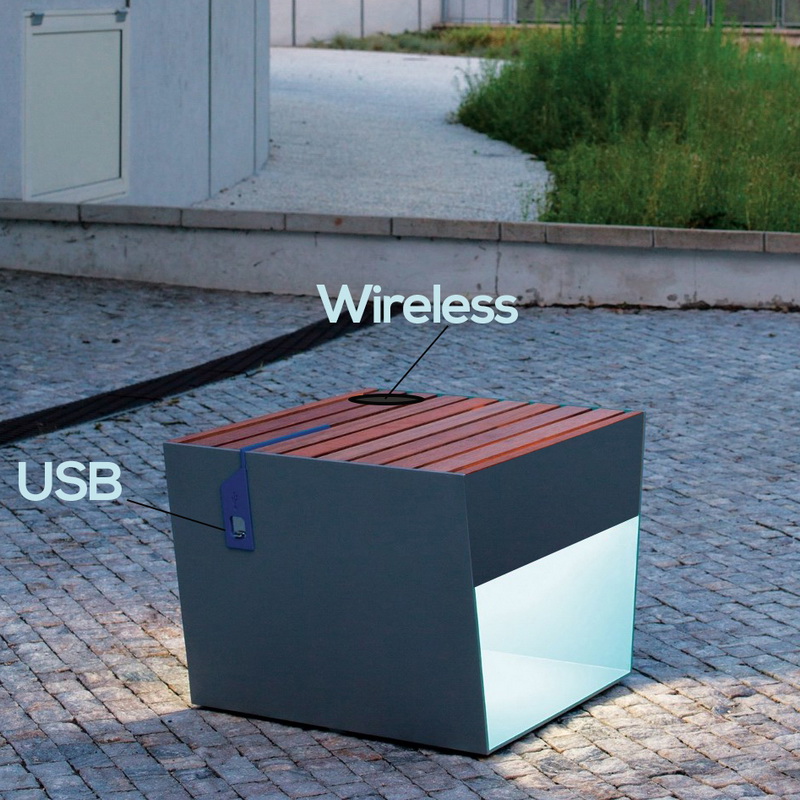 Prezzo economico Varietà Design WiFi USB Chargring Solar Metal Box