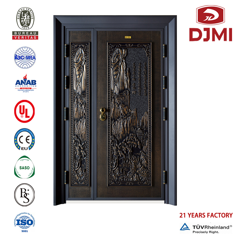 Nuovo design a buon mercato Sicurezza a doppio battente Porta interna in acciaio Singola anta Porte anteriori nuovissime in vendita Porta in acciaio a doppia anta Esterno Vendita calda Lowes Entrata Sceurity Made in China Zhejiang Provin...