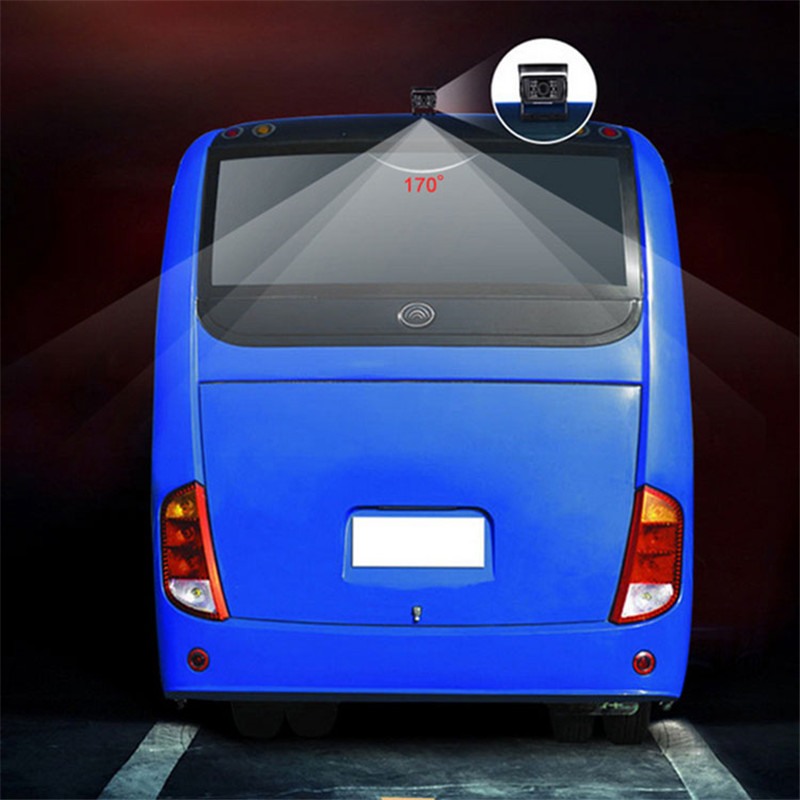 Telecamera retromarcia con vista posteriore notturna impermeabile FHD 1080P con registrazione su monitor DVR da 7 