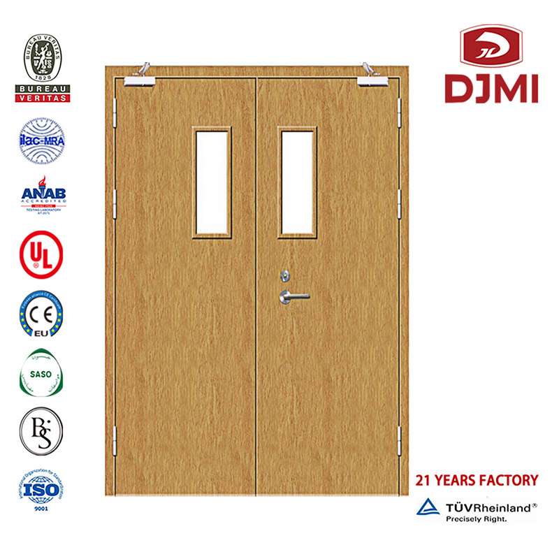 Nuove impostazioni 90 Porte in legno Impiallacciatura di legno Fd 30 minuti Porta tagliafuoco di quercia Fabbrica cinese Porte interne classificate in legno Porte tagliafuoco in perlite Porte economiche Porte in legno insonorizzate antin...