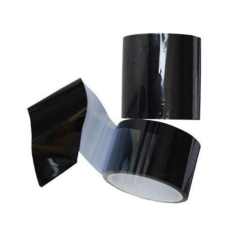 Fornitura di nastro ombreggiante resistente alle alte temperature, nastro biadesivo in PET bianco e nero, nastro biadesivo per prodotti elettronici