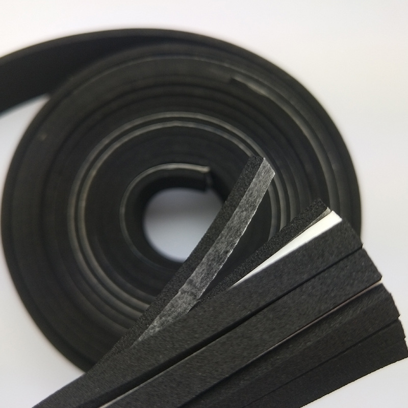 La fabbrica fornisce schiuma EPDM nera, schiuma adesiva ignifuga, schiuma antiurto e sigillante può essere fustellata