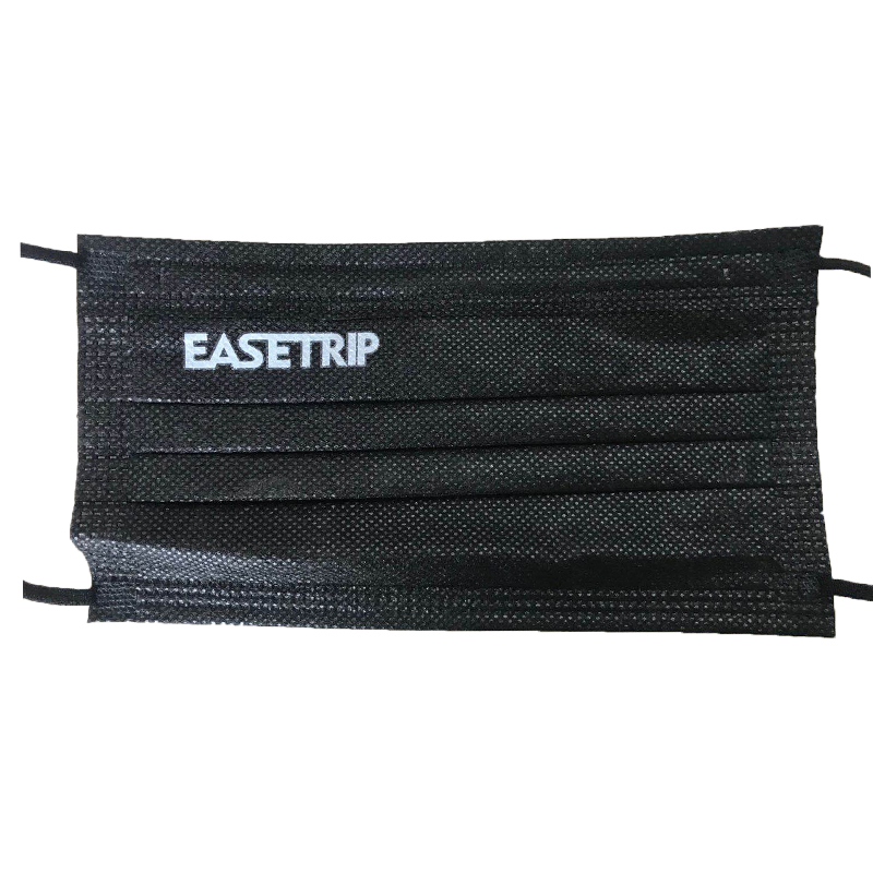 3-maschera a faccia, maschera monouso non medica, HD-01Black-3black