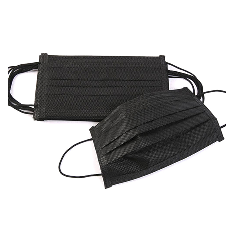 3-maschera a faccia, maschera monouso non medica,HD-01Black-2black
