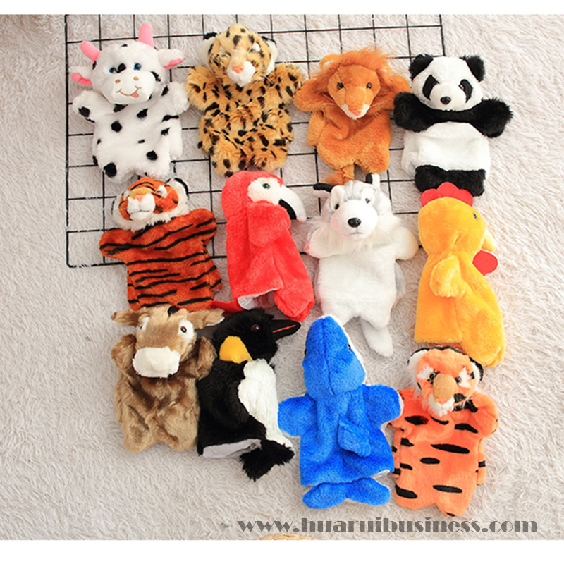 mano fantoccio tigre leopardo panda leone orso polare cucina pinguino regalo bambola regalo giocattolo prodotto promozionale