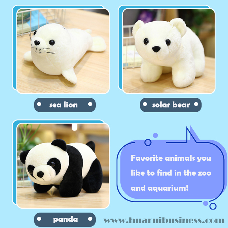 zoo/acquario animali più popolari leone marino/orso polare/panda peluche/peluche peluche/super peluche peluche, lasciate che\'s proteggere la nostra terra insieme, amare questi animali!