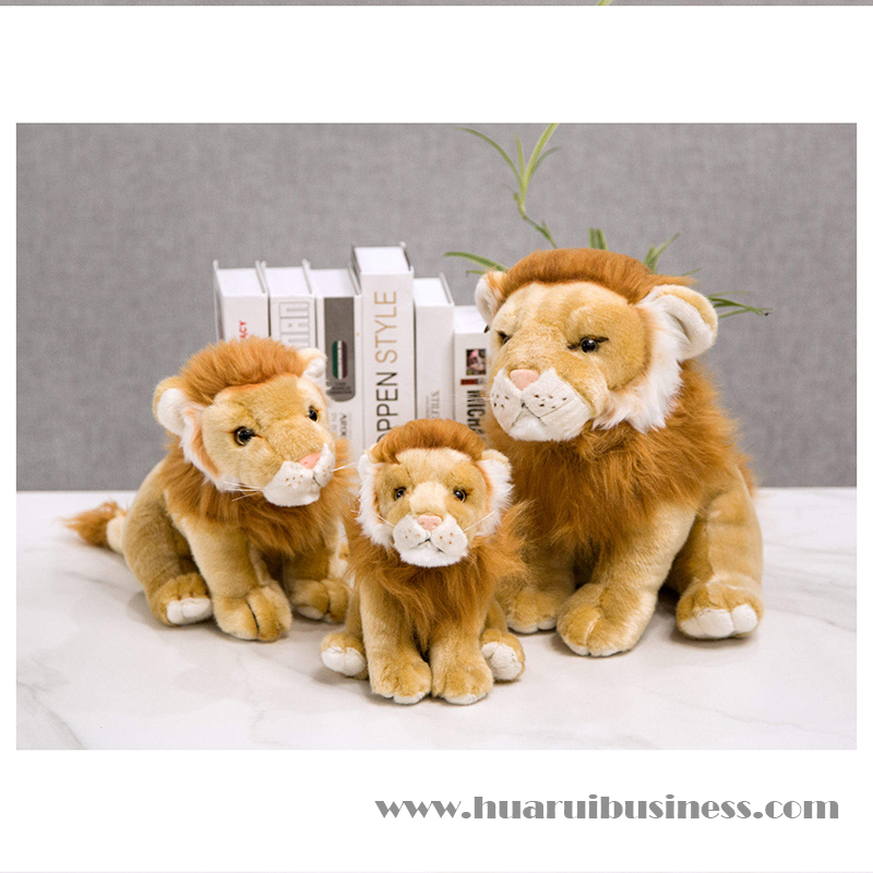 Plush pelliccia di leone giocattolo/animale bambola/peluche di peluche