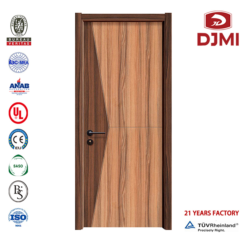Personalizzata Sicurezza della pelle Mollata Melamina Flush Porta interna Nuova finestra Pelle Melamina Superficie Legno Design cinese Old Antique Melamina Skin Wooden Single Porta principale Design