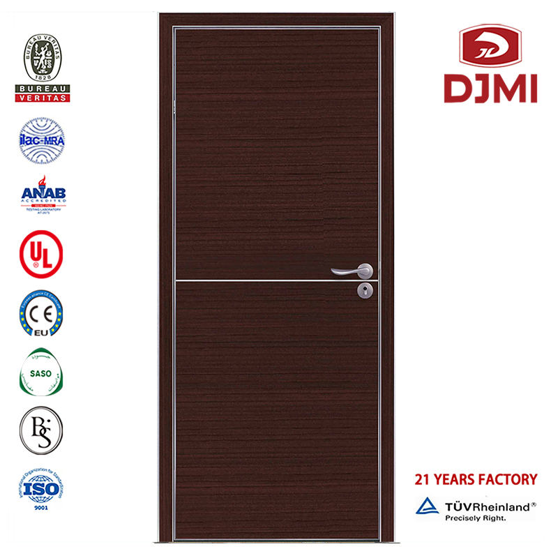 Mdf Waterprova Soundprova Wooden Door Fabbrica cinese Semplice Design Interno Hotel Melamina Mdf Flush Door High Quality Professional Fashion Glass Style Semplice Design Legno Laminazione Fogli Mdf Moulded Melamina Singola porta
