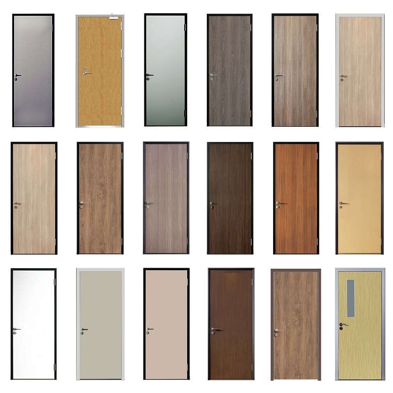 Fabbrica cinese Design camera da letto Arabia Saudita Porte in legno estero Porta in legno a filo Battente Porta fantasia in legno di alta qualità Porte straniere Camera d'albergo Design brasiliano Porta in legno a nido d'ape in legno i...