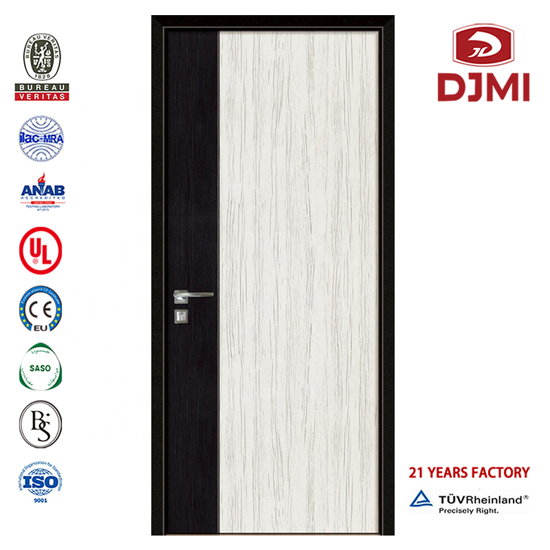 Melamina di moda Interni semplici per la casa Porte in legno estero Design della porta del pannello Fabbrica cinese Arabia Saudita Design della camera da letto Porte in legno estero Porta in legno a filo Altalena Porta in legno di alta q...