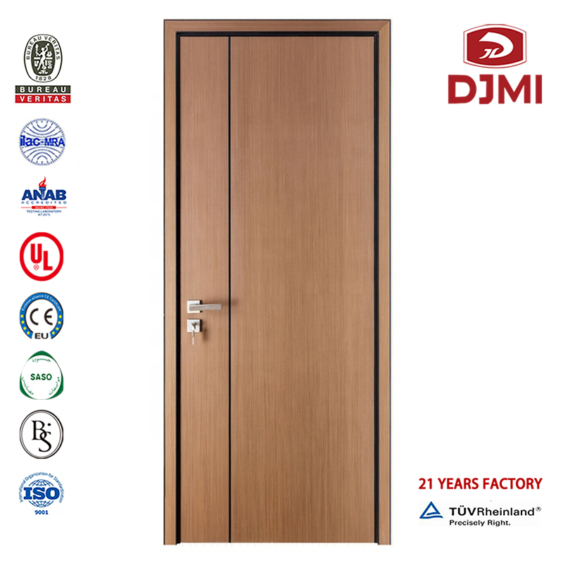 High Mdf Flush Interioir Wood Vendita calda Melamina di buona qualità Porta modellata Hdf Camera interna in legno economica Porta a battente in legno Design a battente singolo Mdf Porta in legno semplice su misura Laninate in legno Desi...