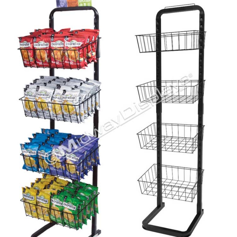 Scaffali della gondola del supermercato Attrezzatura Scaffale della drogheria Scaffali della verdura del supermercato