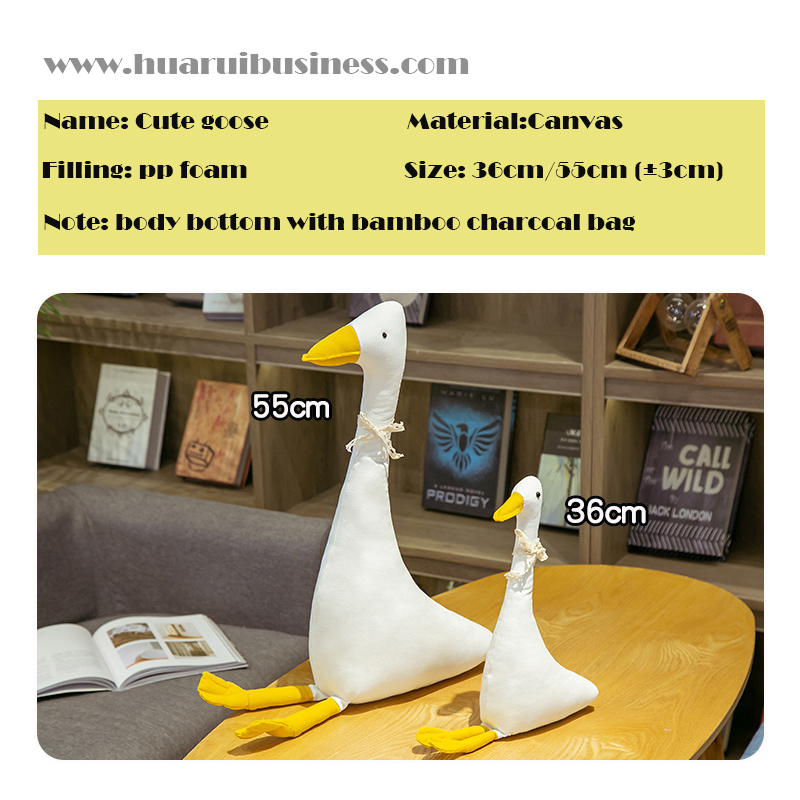 Canvas giocattolo bianco oca/peluche/arredo domestico articolo