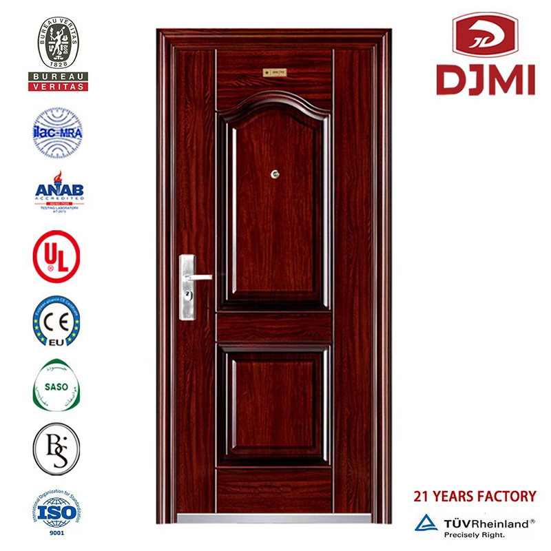 Sicurezza acciaio Porta Residenziale Fire Rated Doors Hot Selling Steel Security for Foreign Market Gate Prezzi Wright Iron Single Door Multifunzionale Miglior prezzo Sicurezza Acciaio Esterno Porta ferro