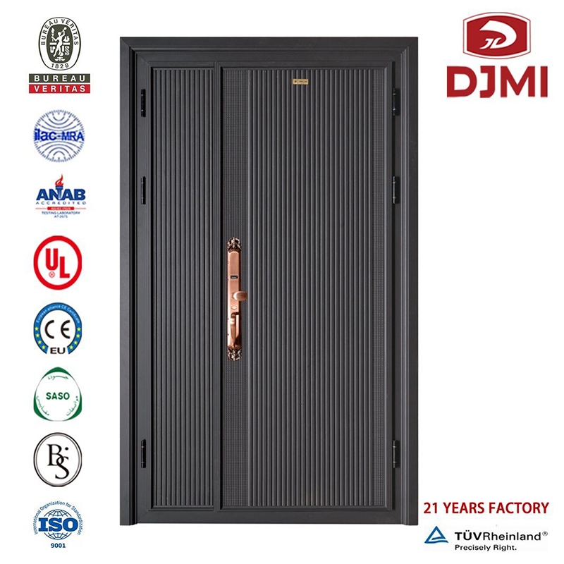 Brand New Home Design for India Exterior Security Steel Door Hot Selling Iron Main Entrance Doors Grill Design Entry Double Leaf Steel Door Price Multifunzionali Front Grill Design Catalogue Color Steel Door