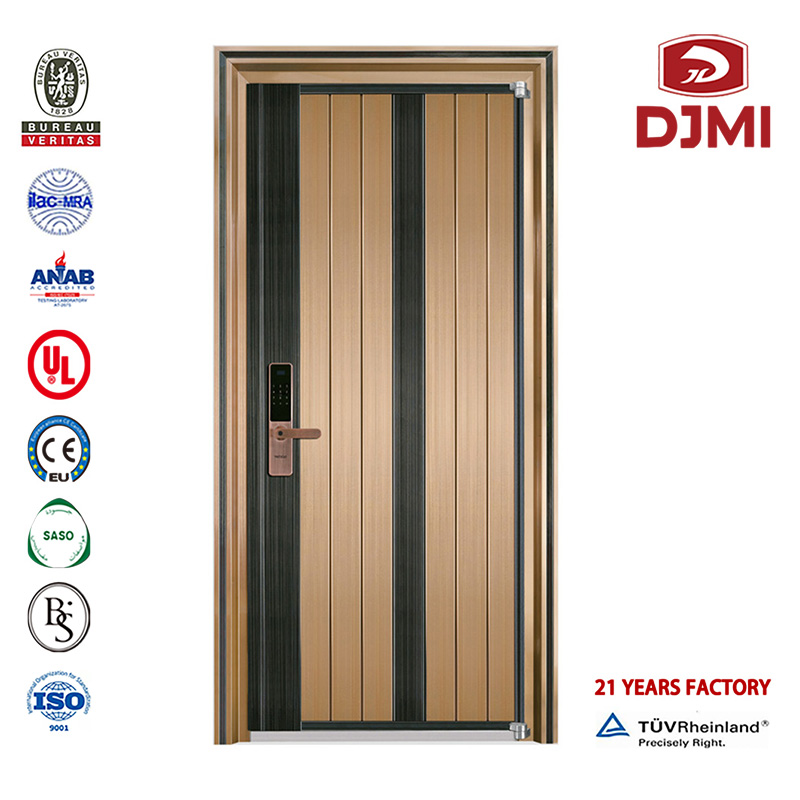 Porta blindata in legno Alta qualità Classica Design Armor Migliore Anti-Theft Camera Sliding Patio Ports Adattabili Acciaio Armoured Door Economica Sicurezza Italiana Acciaio e Armour in legno Porta d'ingresso in acciaio blindato
