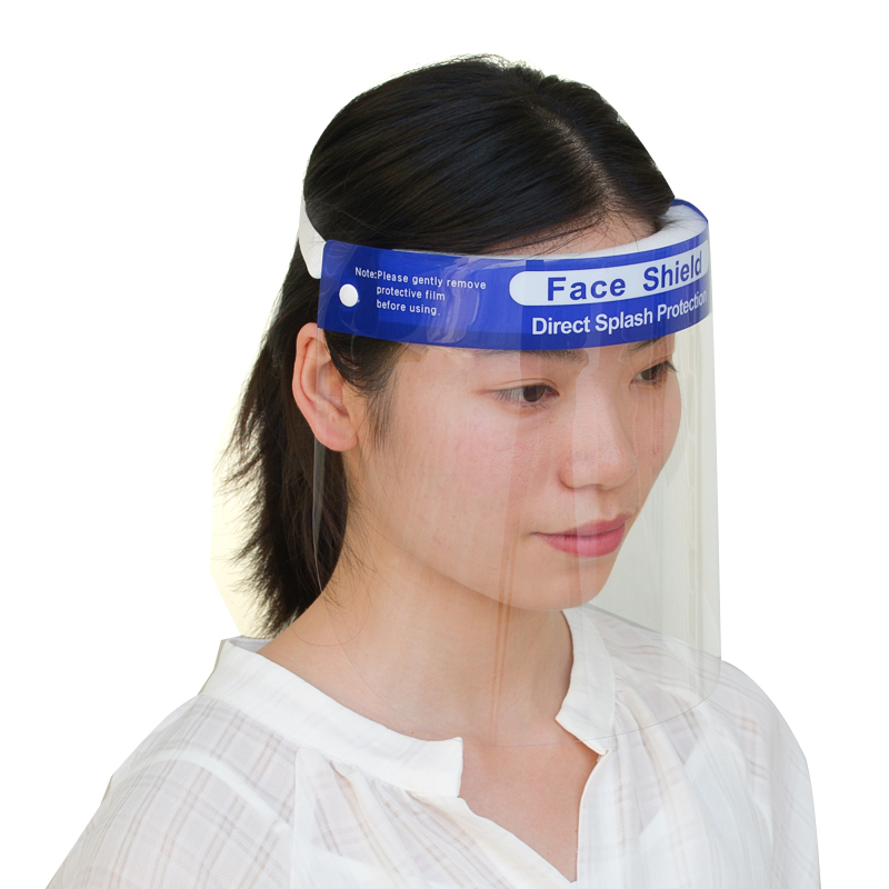 RISSI Riutilizzabili Z87.1 Clear Shield Face Proof Face Shield Visor Faceshield with Foam