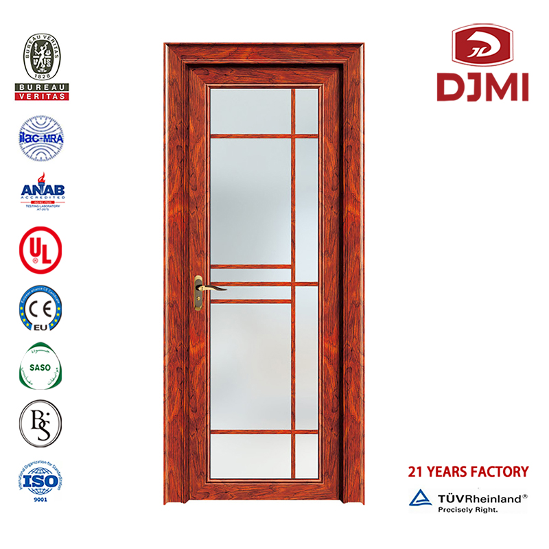 Vendita calda Disegni moderni Legno Plastica Composito Wpc Porta battente Personalizza classico Pvc Wpc Porta telaio Interno multifunzionale Porte in legno massello Porta a filo Wpc Classic