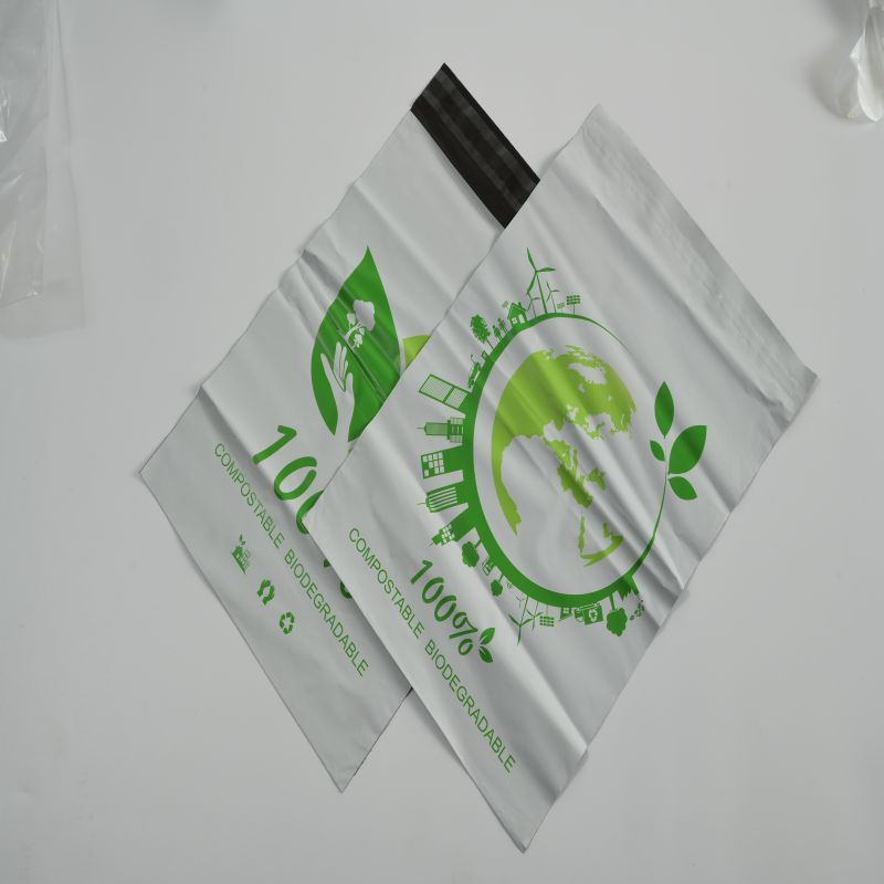 Elevata qualità stampata Compostable Biodegradabile amido di mais mailing sacchetti autoadesivi