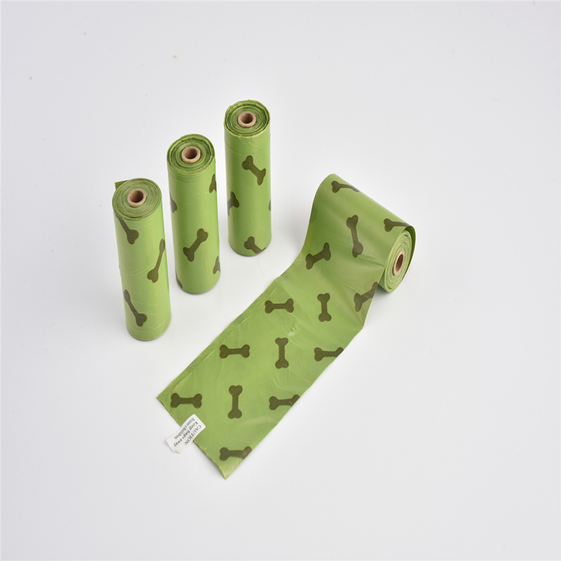 Composti biodegradabili sacchetti di cacca dei cani da compagnia