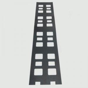 0.175mmPC lamiera isolante nera resistente alle alte temperature del prodotto isolante per guarnizioni personalizzate