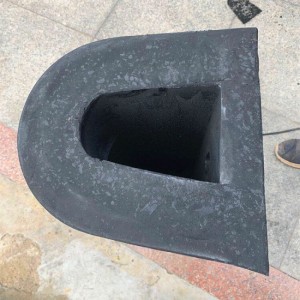 Semiramente circolare Formato Defensa Marina dock fender natante paraurti rettangolare