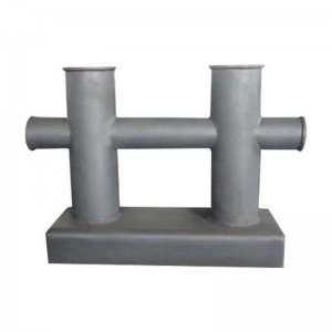 Crogiolo marino lucido ormeggio bronzeo singolo/doppio cross bitt bollards