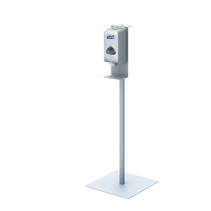 TMJ707 Pavimento Dispensatore a prova di Sanitizer a mano permanente con supporto a prova di segno Portable Hand Sanitizing Stand Display