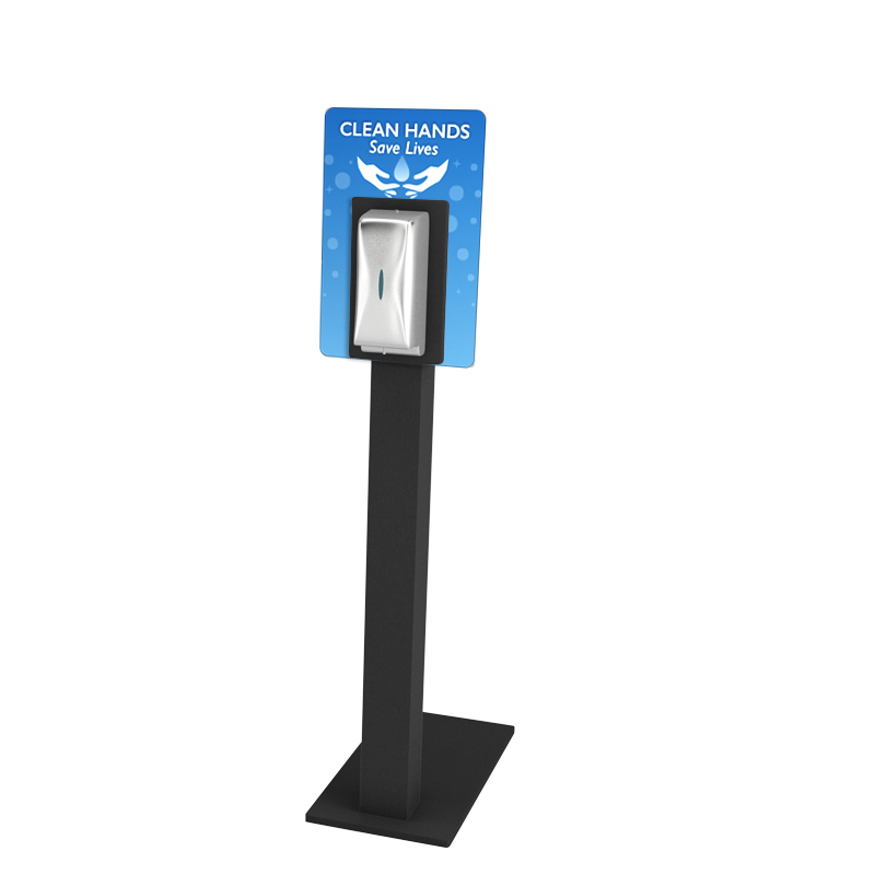 TMJ708 Design di moda all'ingrosso Metal Hand Sanitizer Dispenser Rack Display